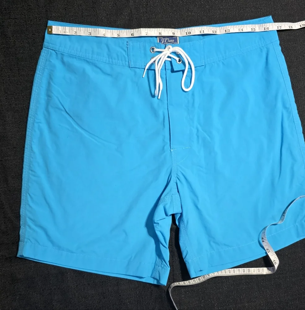 J. Crew Men's Blue Swim Board Shorts